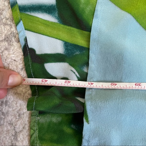 Anthropologie Blue & Purple Flower Tank Dress 8 - Picture 11 of 15